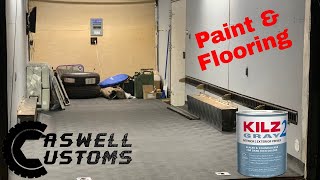 Trailer Transformed into a Camper - Part 9 - Painting & Flooring - CaswellCustoms