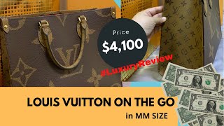 FINALLY! I HAVE PURCHASED MY "ON THE GO LOUIS VUITTON MM" | LET'S REVIEW THE BAG :) #ONTHEGOBAG #OTG screenshot 4