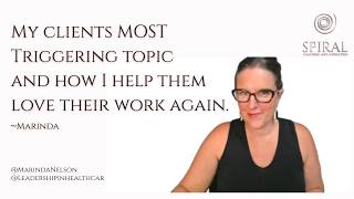My clients MOST Triggering topic & how I help them love their work #women #leadership #healthcare