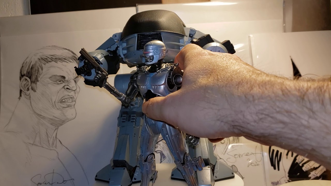 ED 209 Action Figure Review YouTube