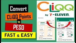 Convert CLIQQ POINTS to Peso FAST AND EASY 2019| CLIQQ APP screenshot 1