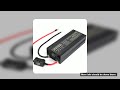 12V 60A 100Ah Solar Large Charger Current Voltage Adjustable for Lifepo4 Universal Chargers Outdoor