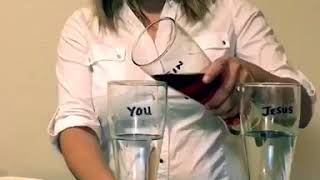 Jesus cleanses our sins experiment