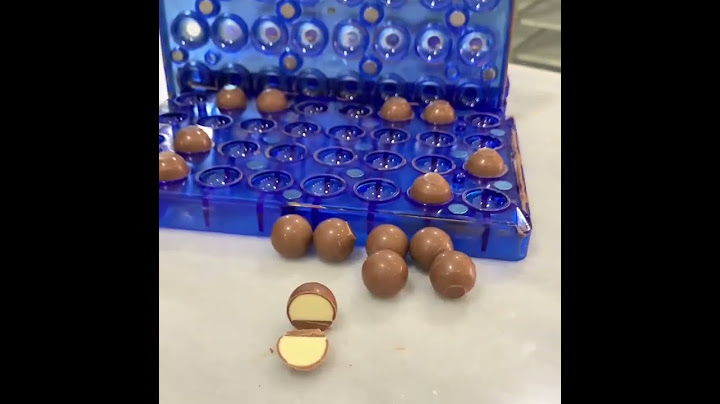 Mould No: 1525 - Magnetic moulds for making handmade truffle/ball chocolate in the easiest way!