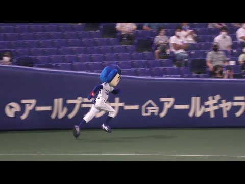 21/08/28 ドアラのバック転タイム（ドアラ：ひねりをいれて失敗：13回目）
