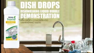 Dish Drops Demo of amway || Dishwashing Liquid Bubble Demonstration
