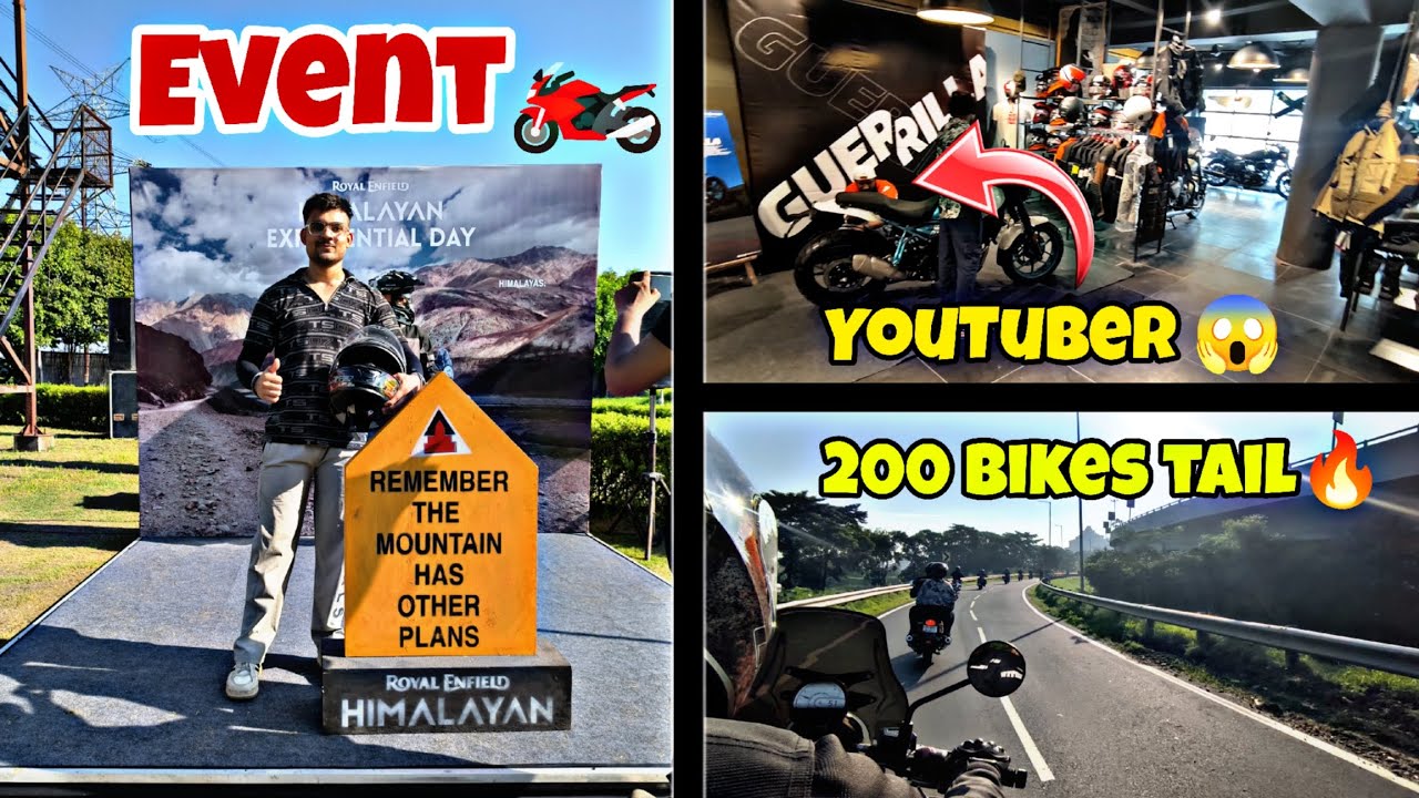 Royal Enfield ke OFF ROAD event mei gye🔥or Itne bde YouTuber se milne ka chance miss😥