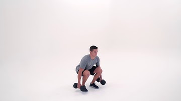 Double DB Suitcase Squat