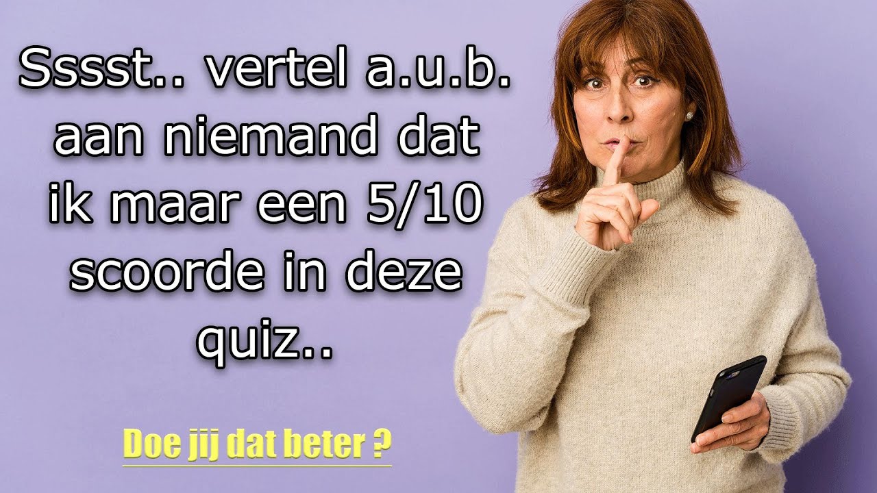 Gemengde trivia voor slimme mensen - YouTube