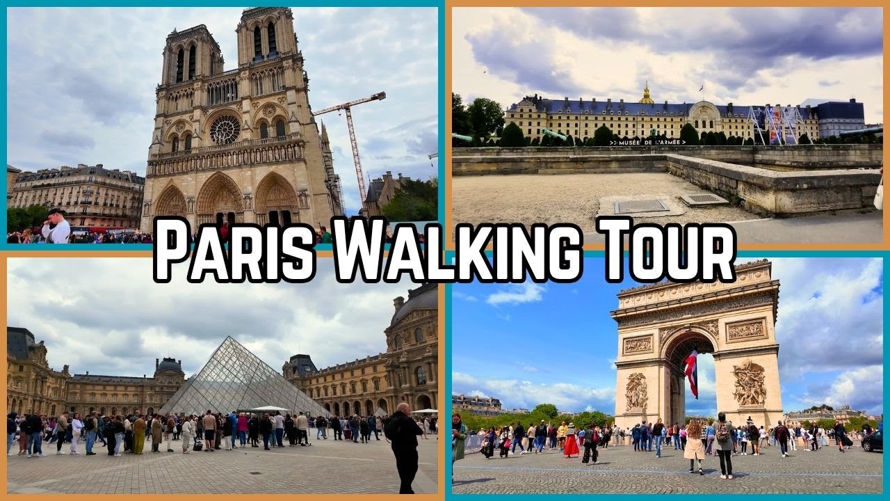 Прогулка по Парижу | Тур по знаковым достопримечательностям – Лувр, Елисейские поля, Нотр-Дам