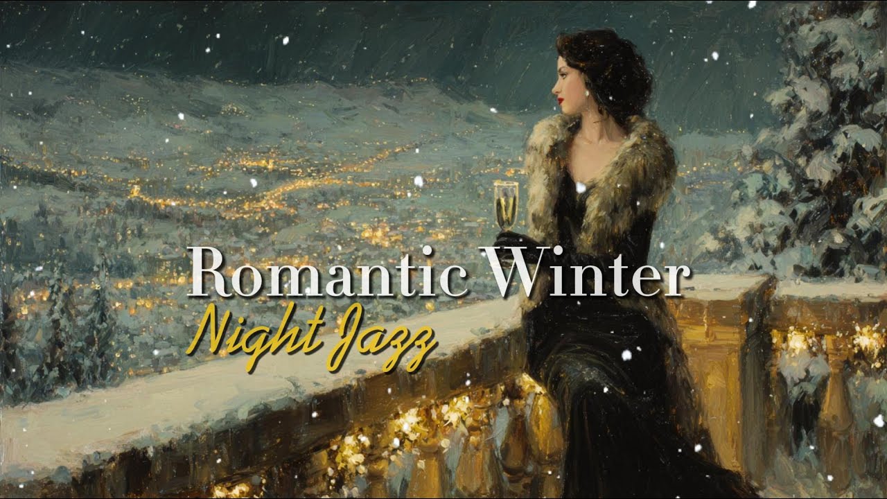 Romantic Winter Night Jazz 💫 Soft Female Vocal & Minimalist Piano Trio