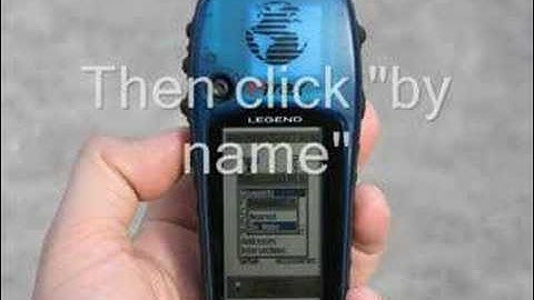 GPS Instructions Part 2