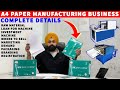 Copier Xerox Photo Copy Note Book Print A3 A4 Size Paper Making Machine Manufacturing Business idea.