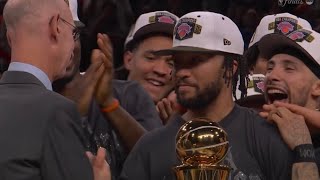 JALEN BRUNSON WINS FMVP 🏆 Knicks Star Dominates Finals! Final Seconds & Championship Celebration