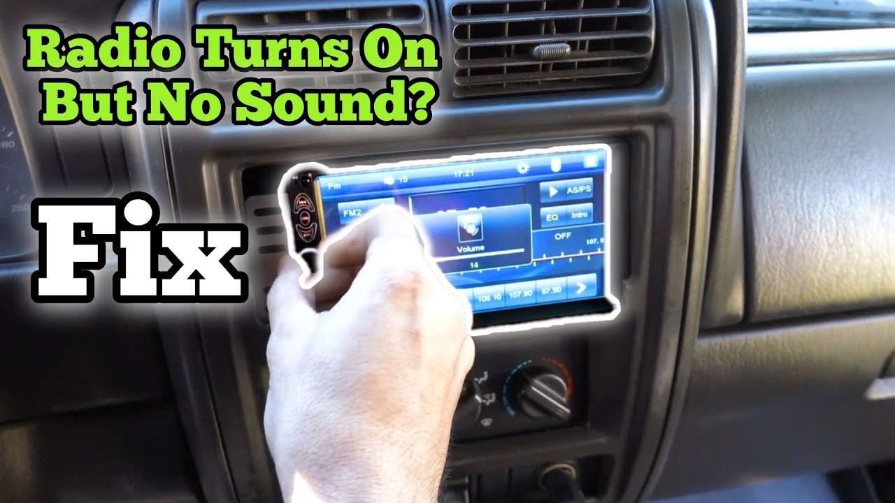 This Car Stereo Turns On But Doesn't Make any Sound , This is how I