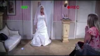 Penny in her underwear, Amy as maid of honor - the big bang theory