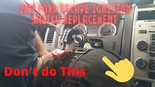 2012 Ford Escape Ignition Switch Replacement (EASY WAY)
