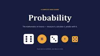 Probability Explained From Zero: The Complete Beginner's Course