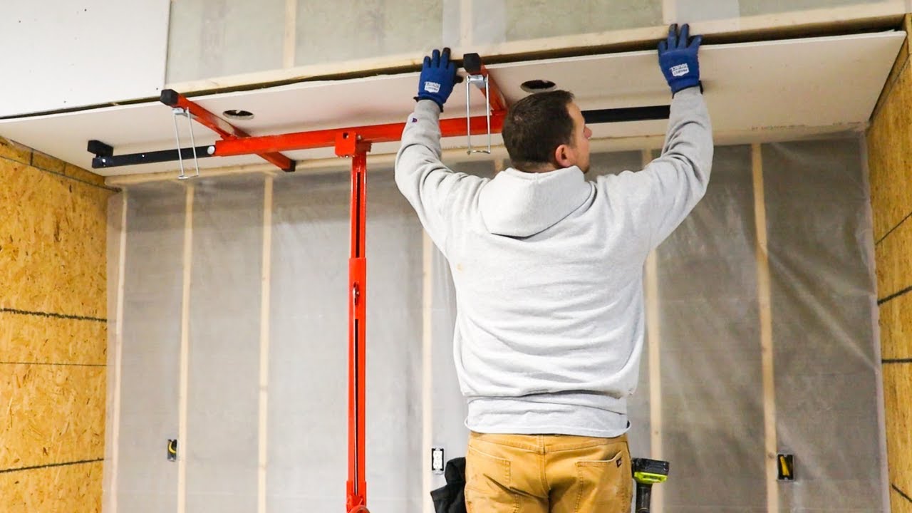 Drywalling Metal Garage Part 1 Helpful Drywall Hanging Tips YouTube Drywalling Metal Garage Part 1 Helpful Drywall Hanging Tips YouTube