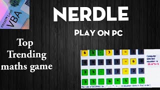 NERDLE - Top trending maths Game screenshot 4