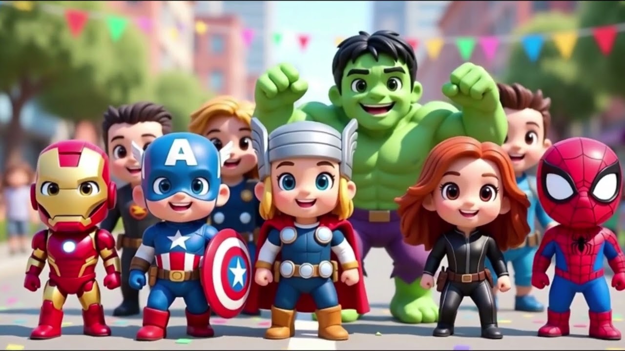 Counting 1 to 10 with Captain America | Fun Avengers Song for Kids