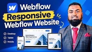 Create a Responsive Webflow Website with Sticky Header, Footer & Scrolling Menu || Alamgir H Kobir
