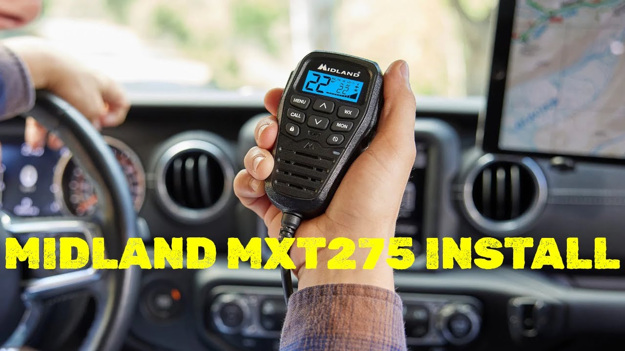 Midland MXT275 Bronco Install - YouTube