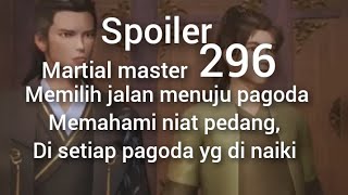 spoiler martial master 296 memahami niat pedang versi novel