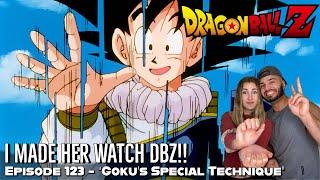Goku's FIRST TIME showing off THE INSTANT TRANSMISSION! Girlfriend's Reaction DBZ Episode 123