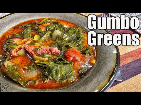 Gumbo Style Collard Greens | Gumbo Greens