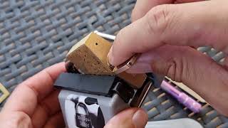 (unlocked 76) Abus EC75/50 picked