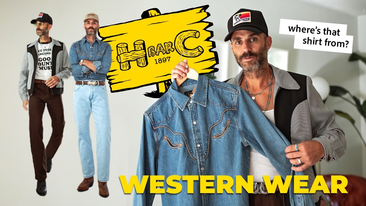The sickest western wear brand!!! H bar C - YouTube