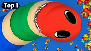 Worms Zone io Best snake Gameplay | Saamp wala game | Snake Game | snake io | Rắn Săn Mồi game #061 screenshot 5