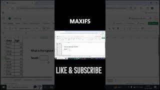 Find the Maximum with Conditions – MAXIFS Explained! #viralvideo #exceltricks  #shortvideo