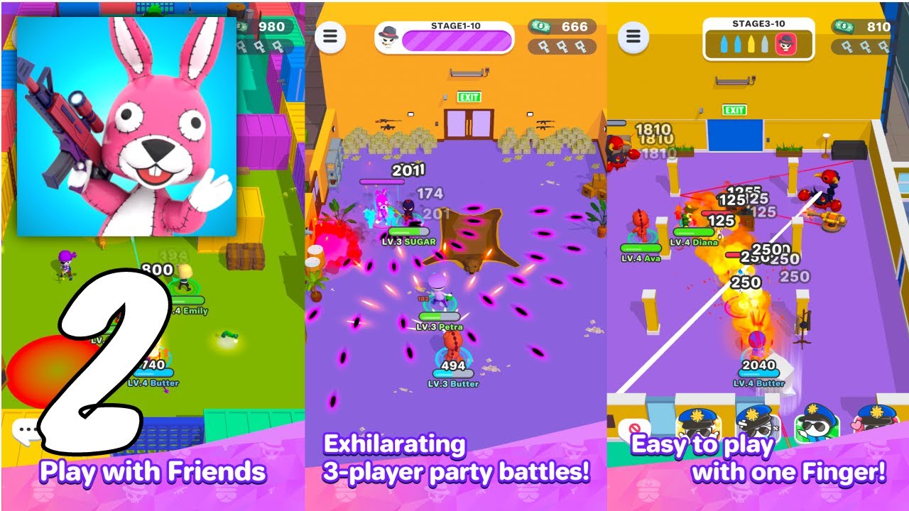 Smash Party - Hero Action Game Gameplay #2 All Levels (Android, IOS)