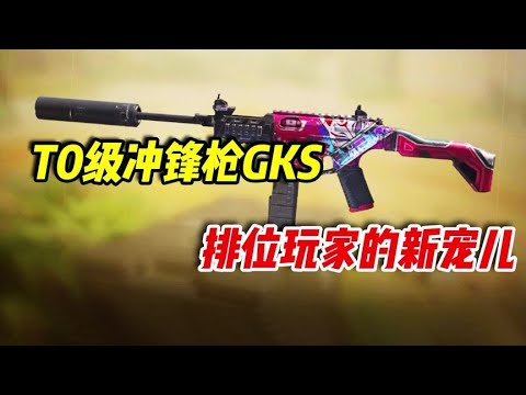 【使命召唤手游】T0级冲锋枪GKS，赛季排位玩家的新宠 #小极地游戏解说
