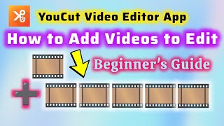 كيفية إضافة المزيد من مقاطع الفيديو للتعديل باستخدام تطبيق YouCut Video Editor screenshot 5