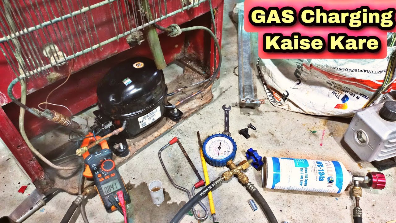 Fridge Gas Charging Refrigerator Gas Charging Kaise karen How To