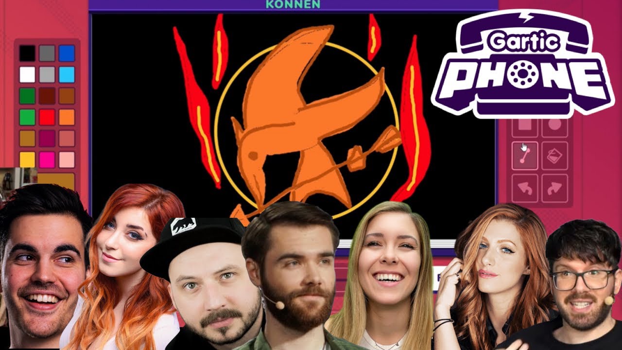 Film Mashup | Gartic Phone mit Lara, Anni, Fishi, Matteo, Bart und Papo | NurBecci