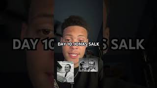 Day 10: Jonas Salk an American and global hero #greenscreen #nba #fda
