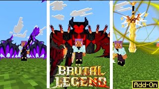 BRUTAL LEGEND V2 | MCPE 1.21  | [REMAKE] BEST RPG ADDON EVER