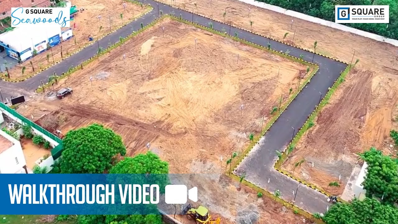 G Square Seawoods | Plot for sale at ECR, Chennai | Walkthrough Video
