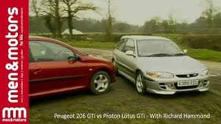 Peugeot 206 GTi vs Proton Lotus GTi - With Richard Hammond