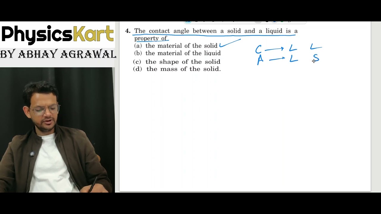 Q4 Objective 2 chapter 14 Some mechanical properties of matter H C verma vol 1