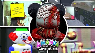 Amanda The Adventurer 3 - All Secrets & Easter Eggs (behind The Scenes)