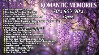 Romantic Oldies But Goodies Greatest Love Songs 70s 80s 90s Hits for a Beautiful Night
