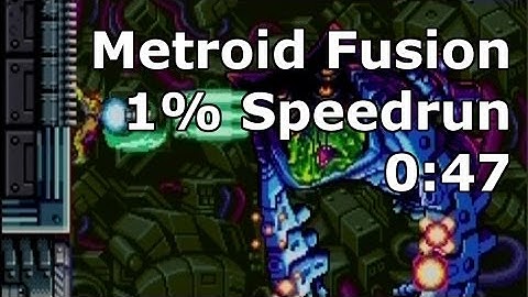 Metroid Fusion - 1% Speedrun in 0:47