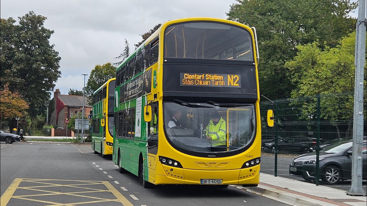 Go-Ahead Ireland | Volvo B5TL Wright Eclipse Gemini 3 | 11637 - 181-D-44250 | N2 to Heuston Station
