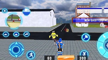 Flying Tank Transform Robot War - Lion Robot Games - Android Gameplay