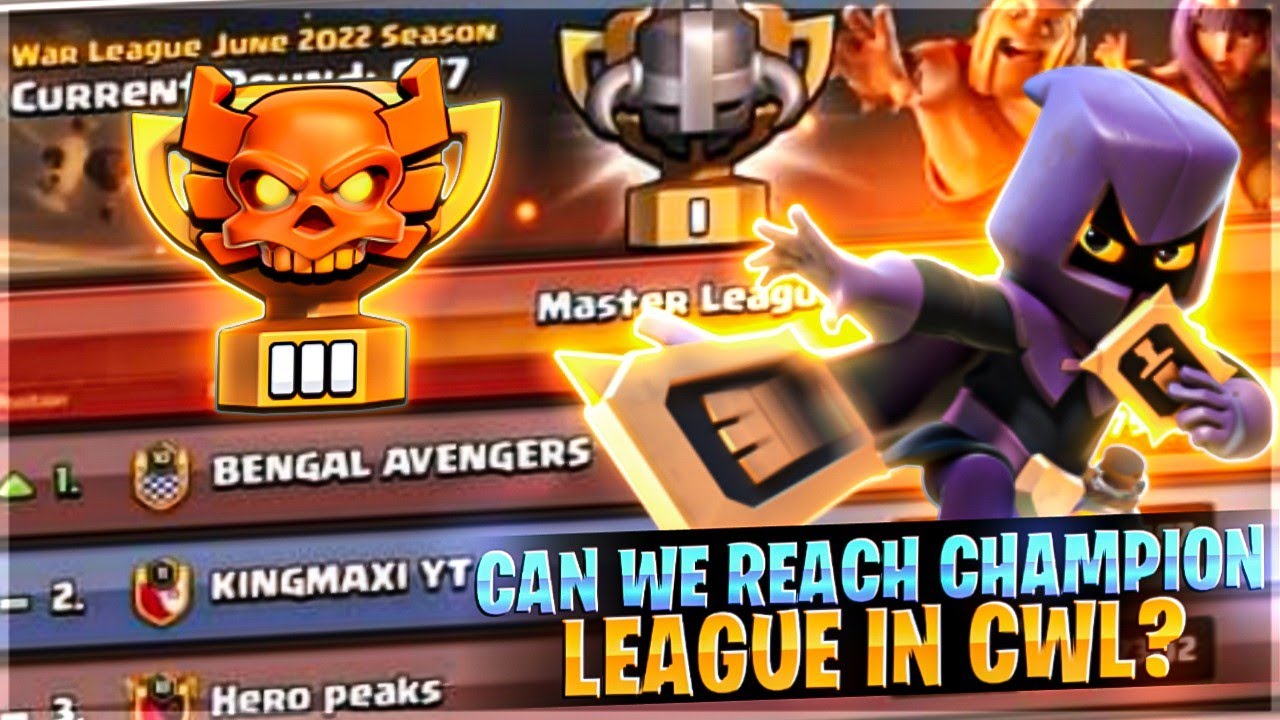 Can we Reach Champion Leauge 😨? | Clan War Leauge June 🔥! | KINGMAXI 👑!
